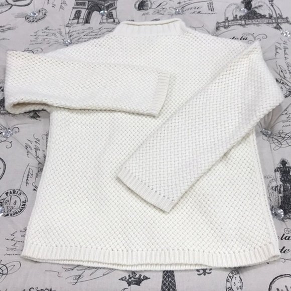 🎁 Theory Basket Stitch Funnelneck Sweater - Picture 6 of 10